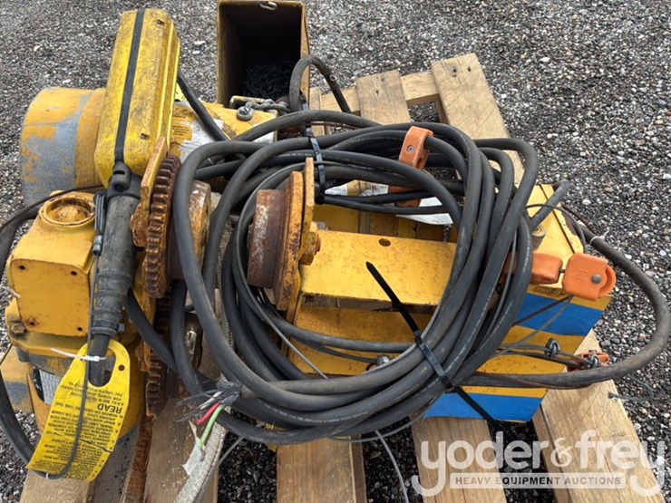 budgit-1/2-ton-chain-hoist-w/-motor-driver-trolley-460v-3hp-image-6