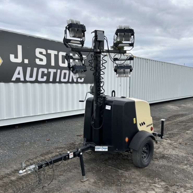 2021 Doosan 6KW Towable Light Tower