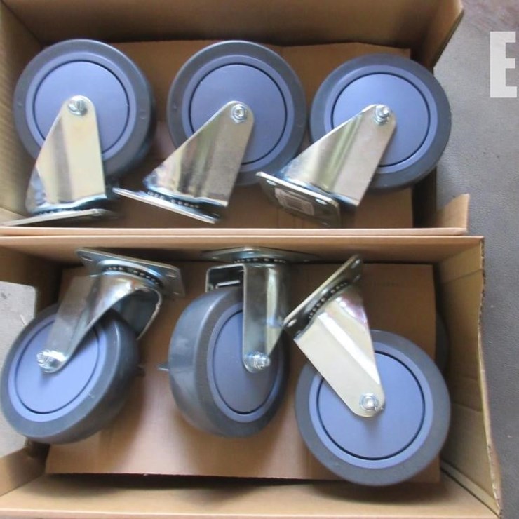 (12) SWIVEL CASTER WHEELS