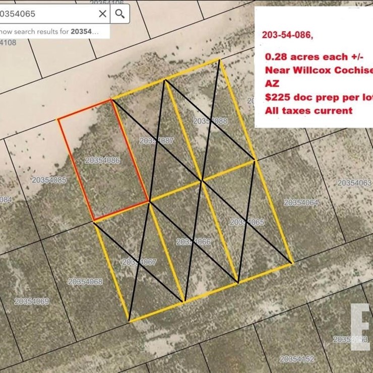 0.25 ACRE VACANT LOT IN COCHISE COUNTY ARIZONA