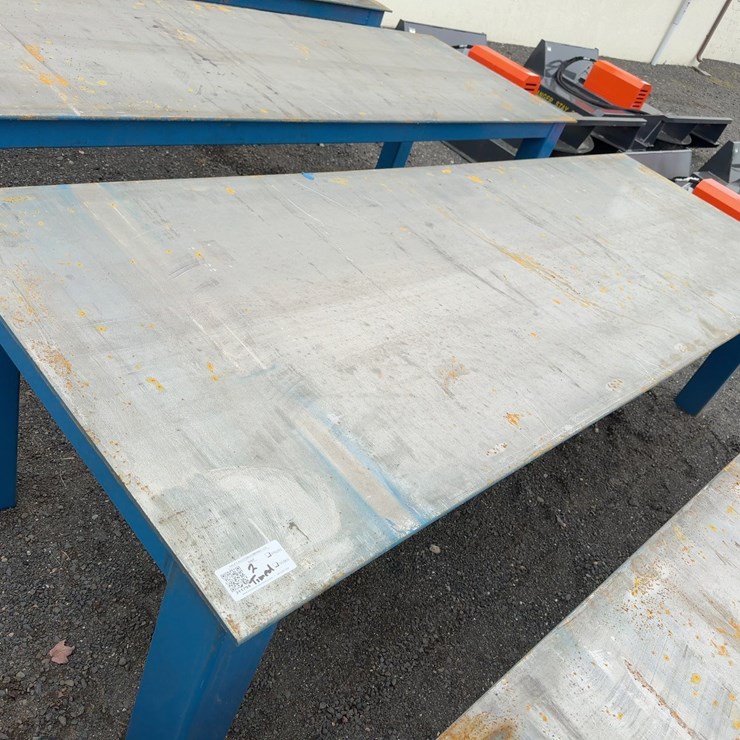 120” X 29” HEAVY DUTY STEEL WELDING TABLE