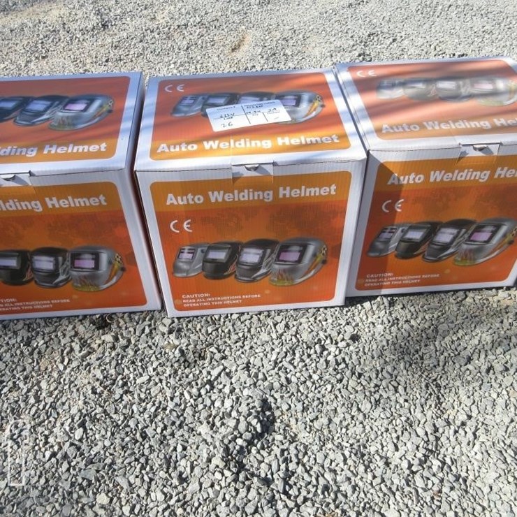 (3) WELDING HELMETS
