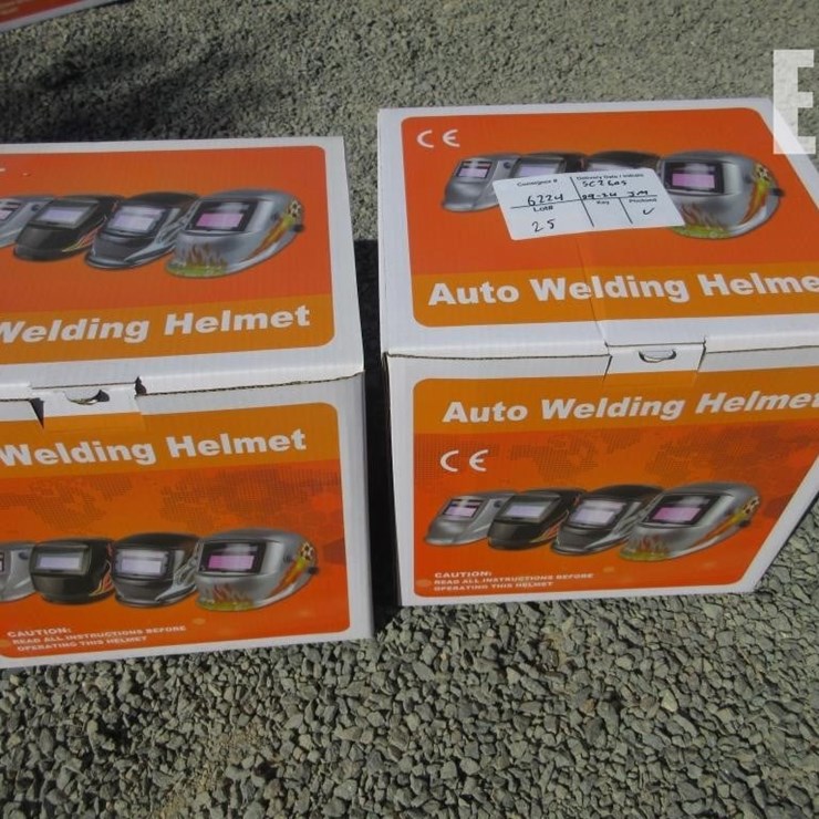 (2) WELDING HELMETS