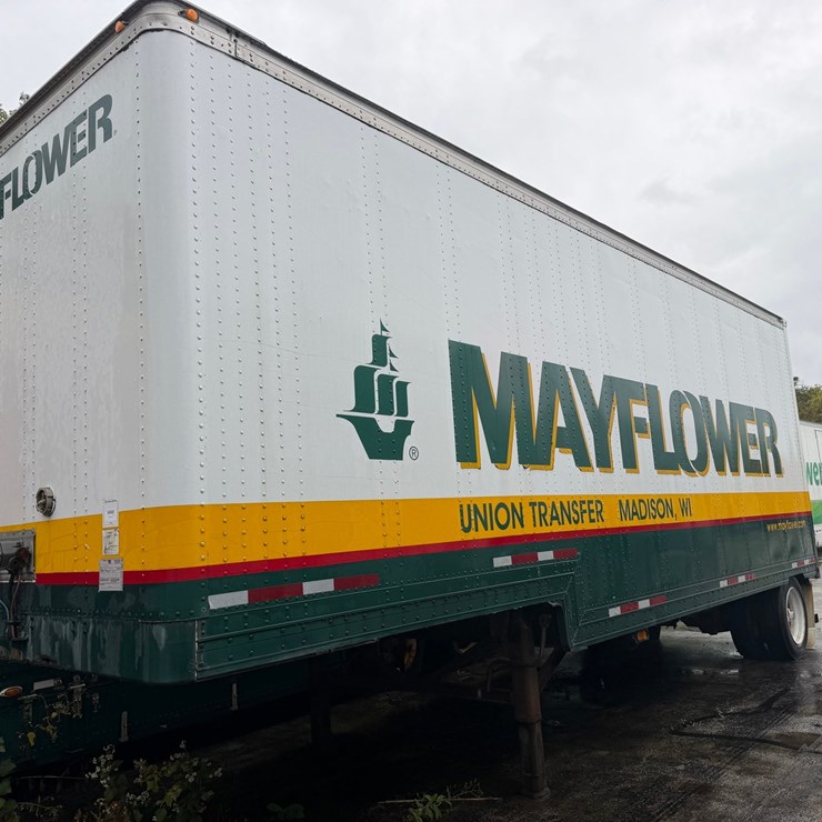 #1651 • 2000 Wabash 28' Moving Van Semi Trailer