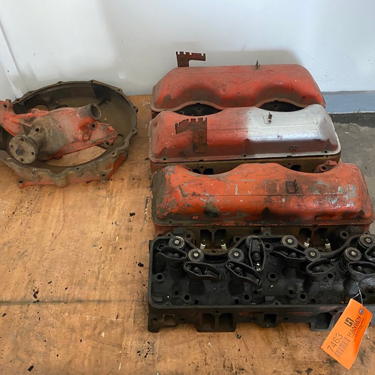 #17463 • (4) Chevy 348 Motor Heads and Other Parts (Arpin, WI)