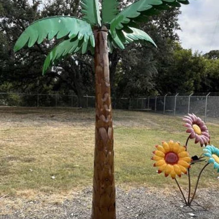#34 • Metal Art - Palm Tree - Approx: 6ft