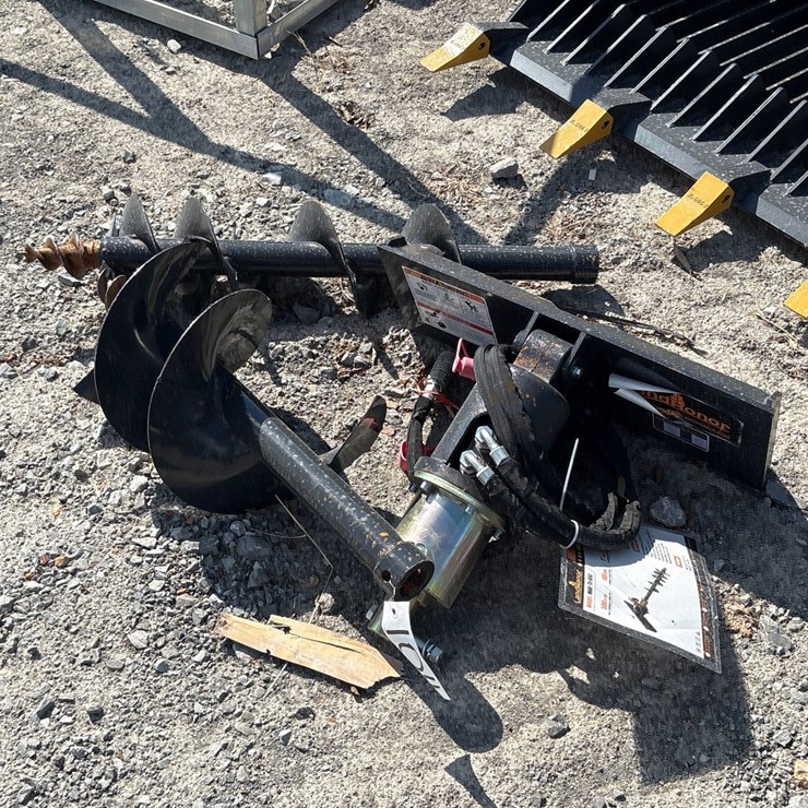 #104 • MINI SKID STEER AUGER W/ (2) BITS