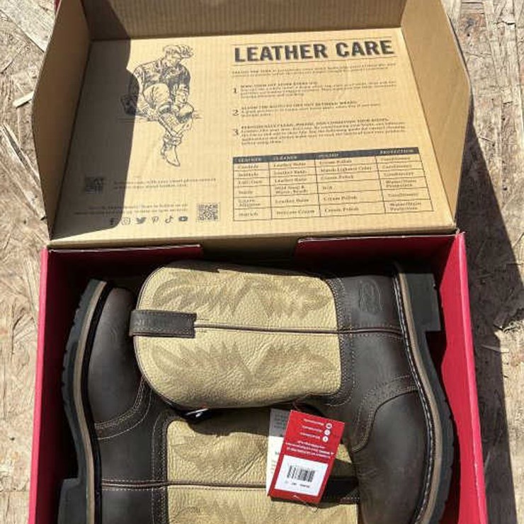 #117 • Justin Boots Superintendent Golden Brown Water