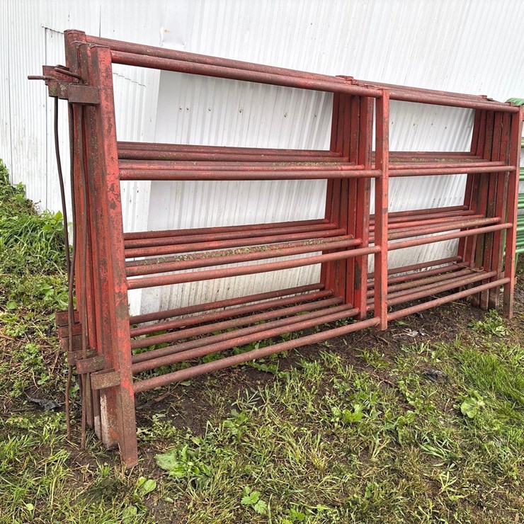 6- Red 10ft Gates
