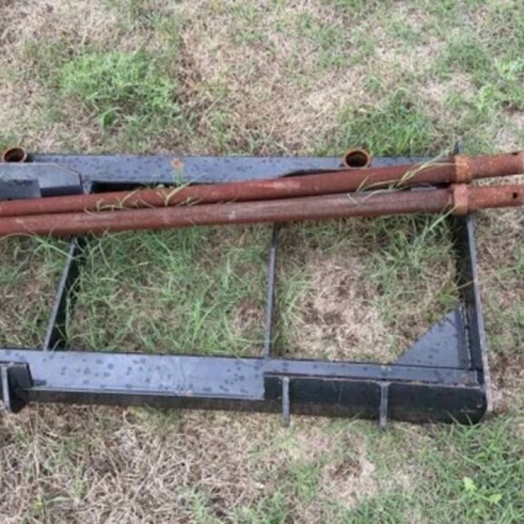 skid steer hay forks (forks are new but need attac