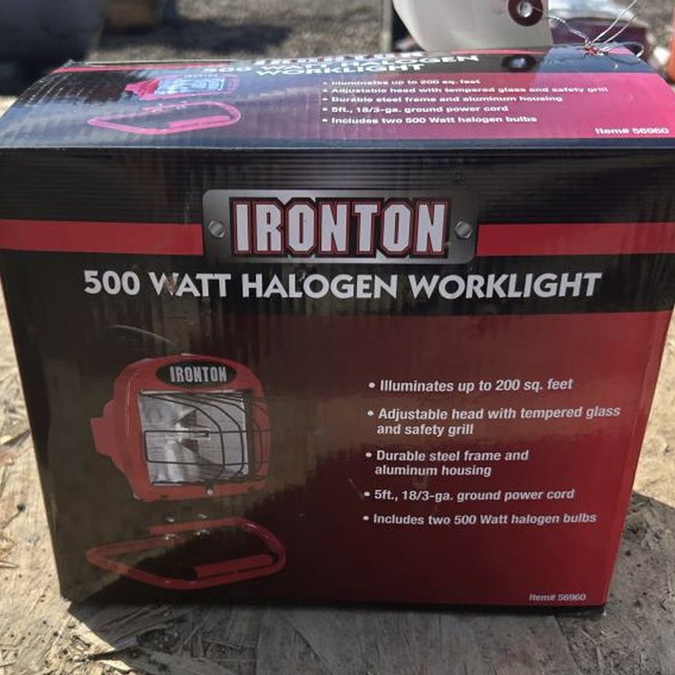 #111 • Ironton 500 Watt Halogen Work Light