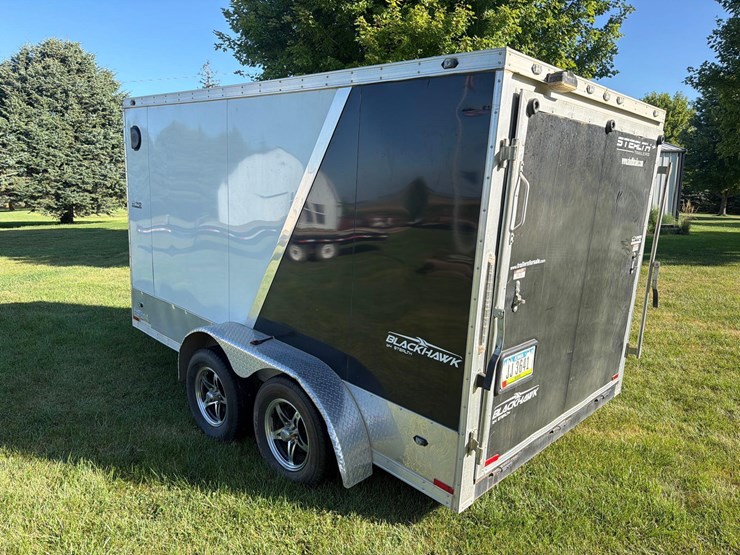 2011-stealth-14ft-enclosed-bumper-hitch-trailer--1-owner-image-3