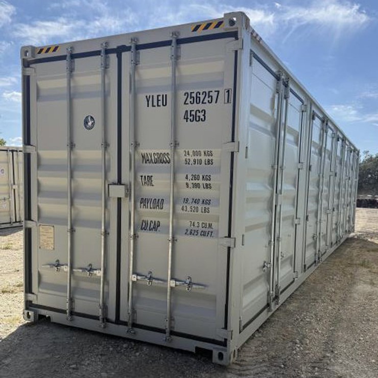 #125 • 40' High Cube Conex/ Shipping Container - One Trip