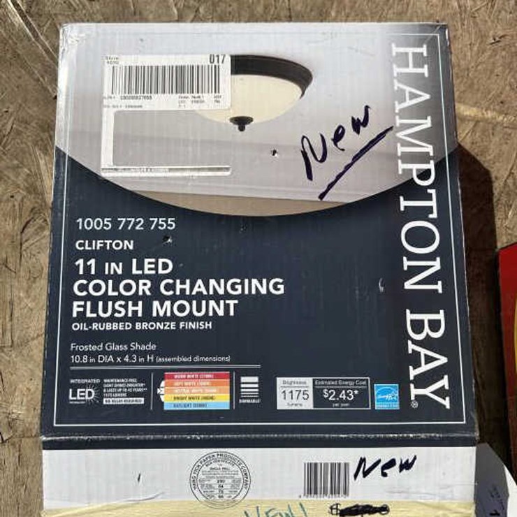 #112 • Hampton Bay 11" LED Color Changing Flush Mount