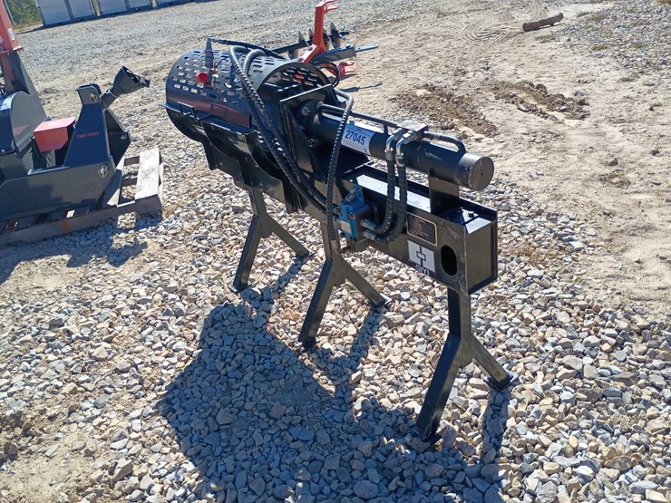 #27045-•-giyi-wood-splitter-mini-skid-steer-attachment-[damaged]-image-2
