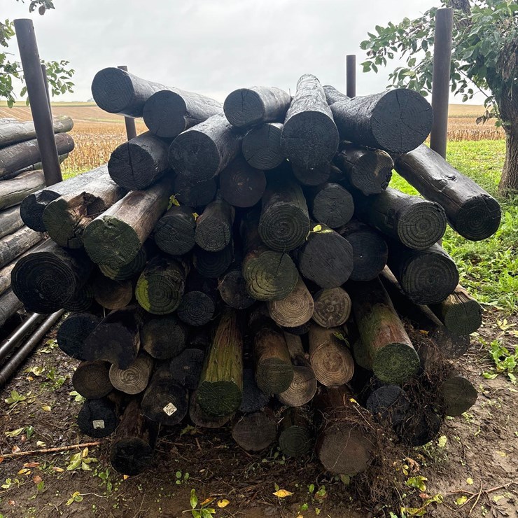 Wood Post And Stand