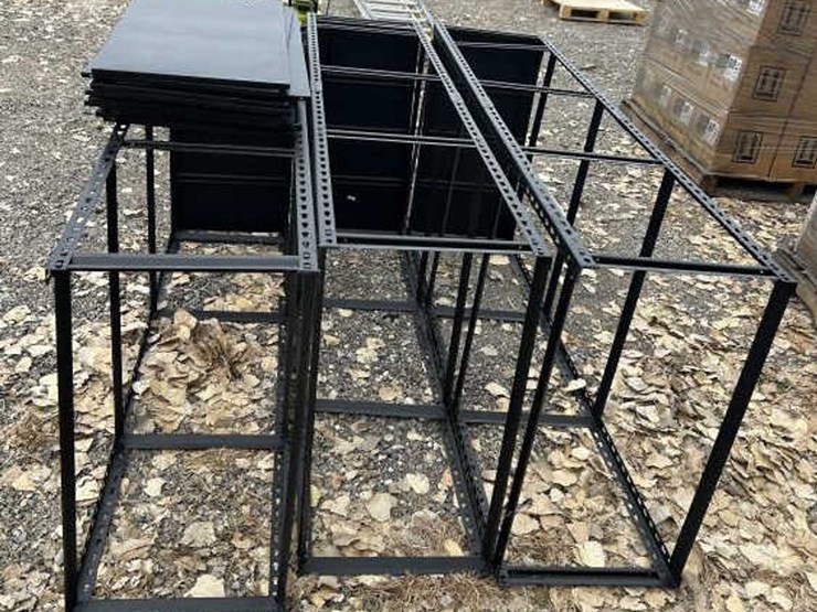 #75-•-(3)-metal-racks-w/-adjustable-shelves-image-3