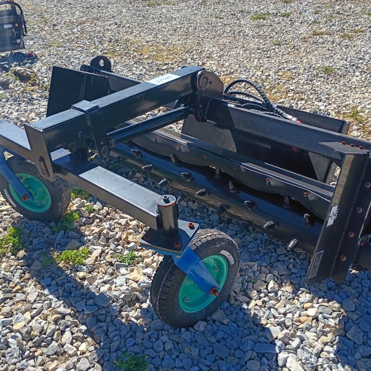 #27020 • GIYI Power Rake Skid Steer Attachment