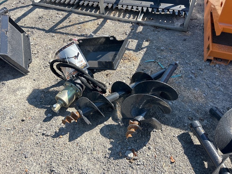 #64-•-mini-skid-steer-auger-with-two-bits-image-1