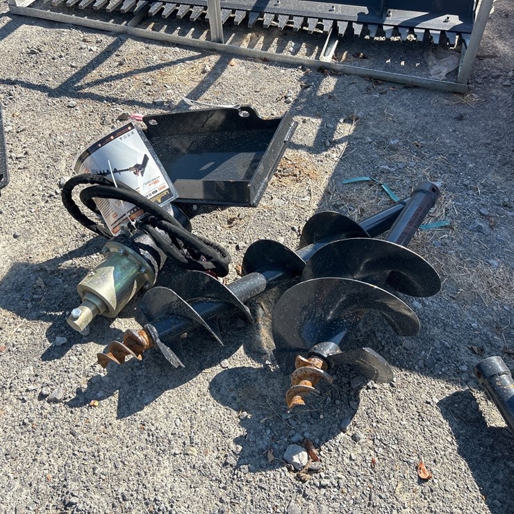 #64 • MINI SKID STEER AUGER WITH TWO BITS