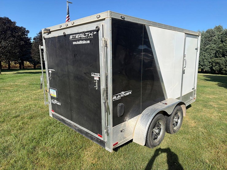 2011-stealth-14ft-enclosed-bumper-hitch-trailer--1-owner-image-5