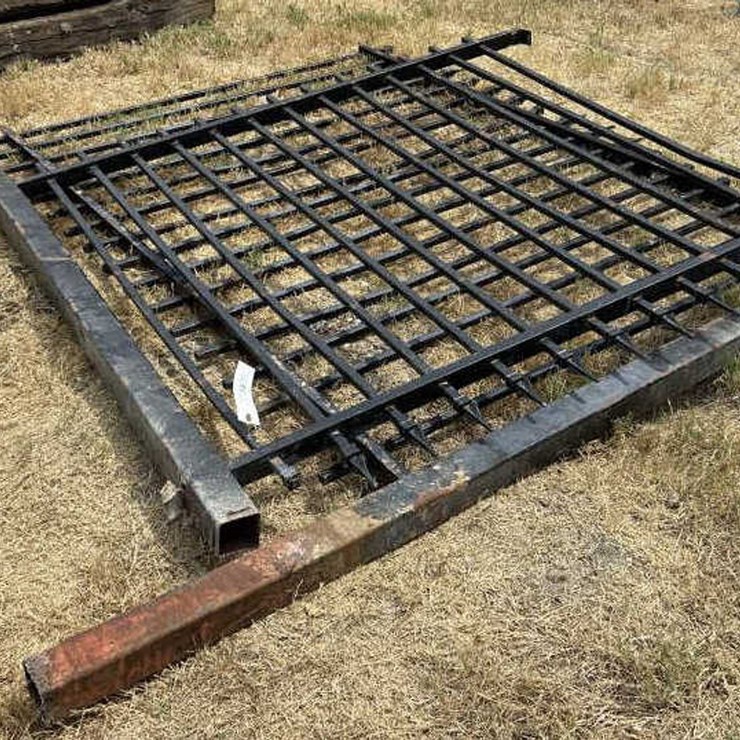 #73 • (2) Wrought Iron Fence/ Gate Panels