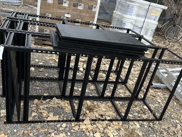 #75-•-(3)-metal-racks-w/-adjustable-shelves-image-2