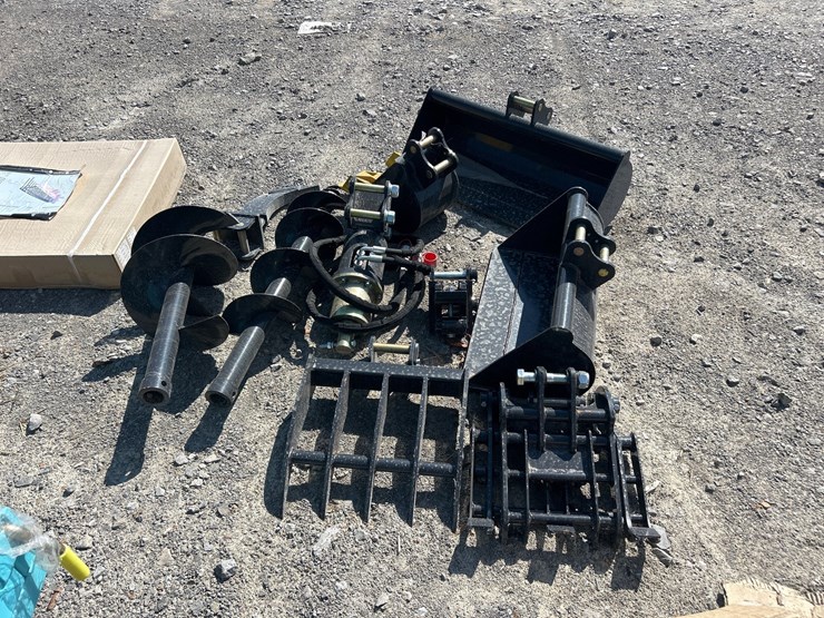 #67-•-lot-of-new-mini-excavator-attachments-image-1