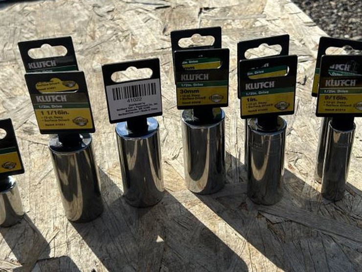 #169-•-klutch-1/2"-&-3/8"-drive-sockets-image-1