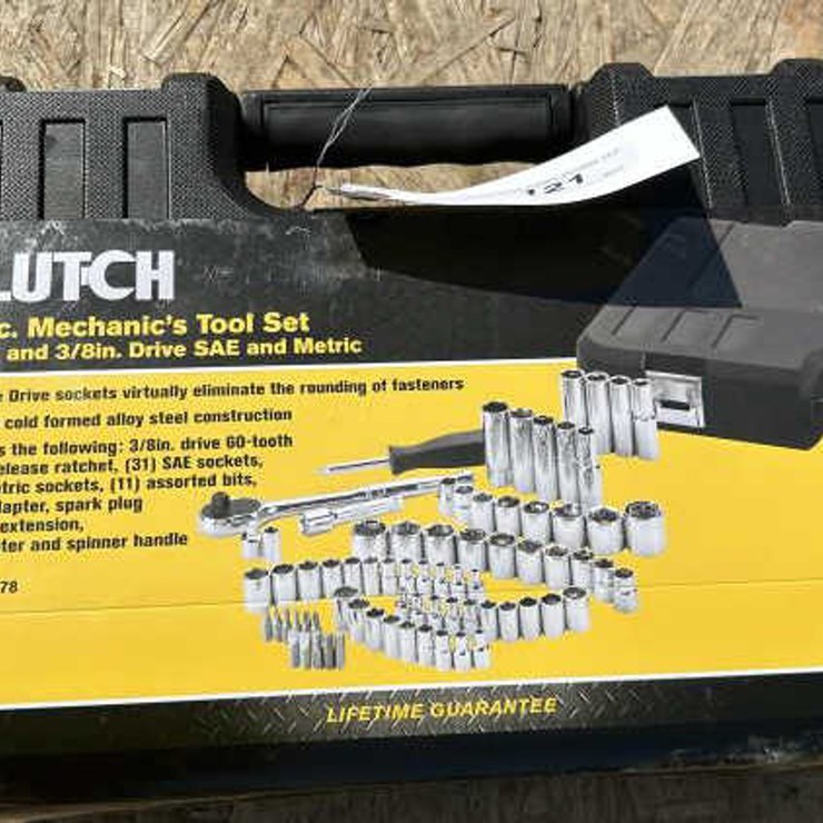 #121 • Klutch 74pc Mechanic Tool Set 1/4" & 3/8" Drive