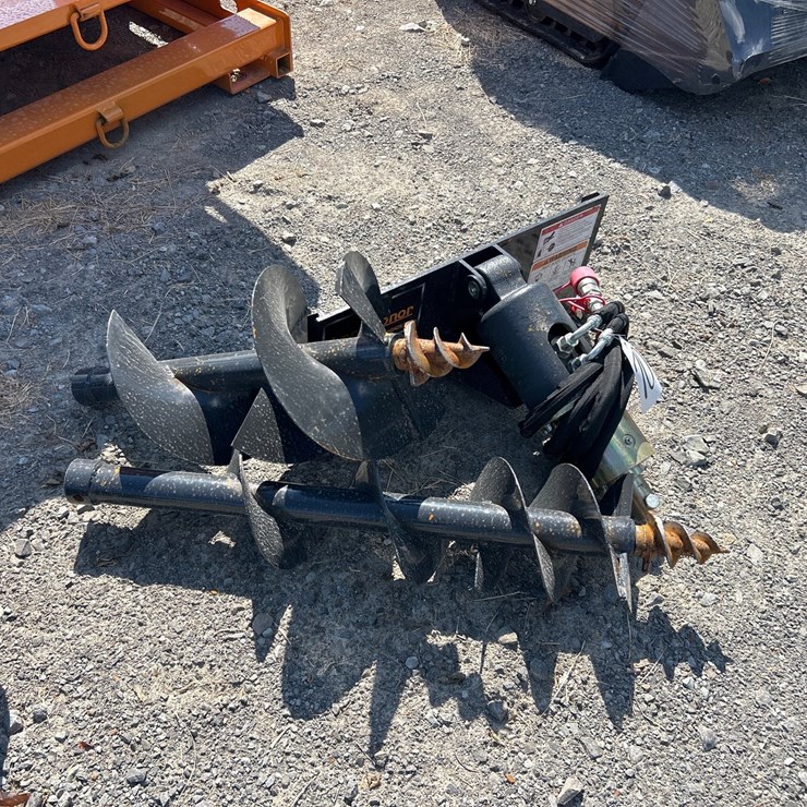 #70 • MINI SKID STEER AUGER WITH TWO BITS