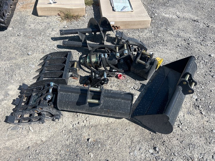 #67-•-lot-of-new-mini-excavator-attachments-image-2