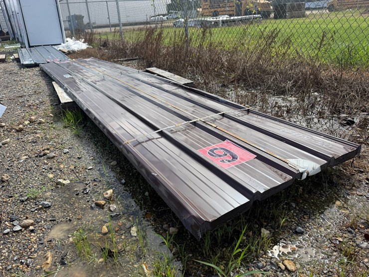 #8375-•-appears-unused-brown-metal-roof-panels-image-1