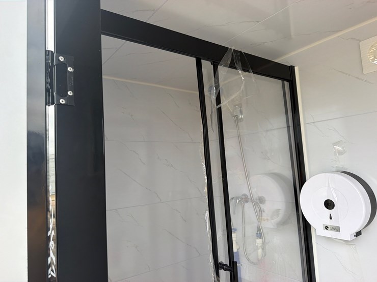 #8317-•-portable-bathroom-white/-black-frame-image-5