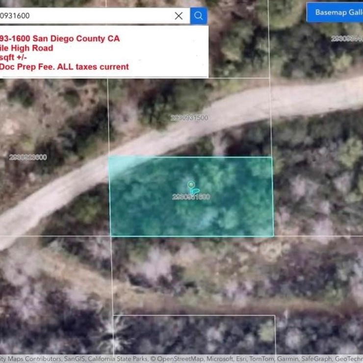 3,484 SQ FT VACANT LOT IN SAN DIEGO CALIFORNIA