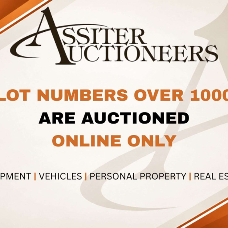 Day 2 Online Auction Closing Saturday November 7th @ 10 AM