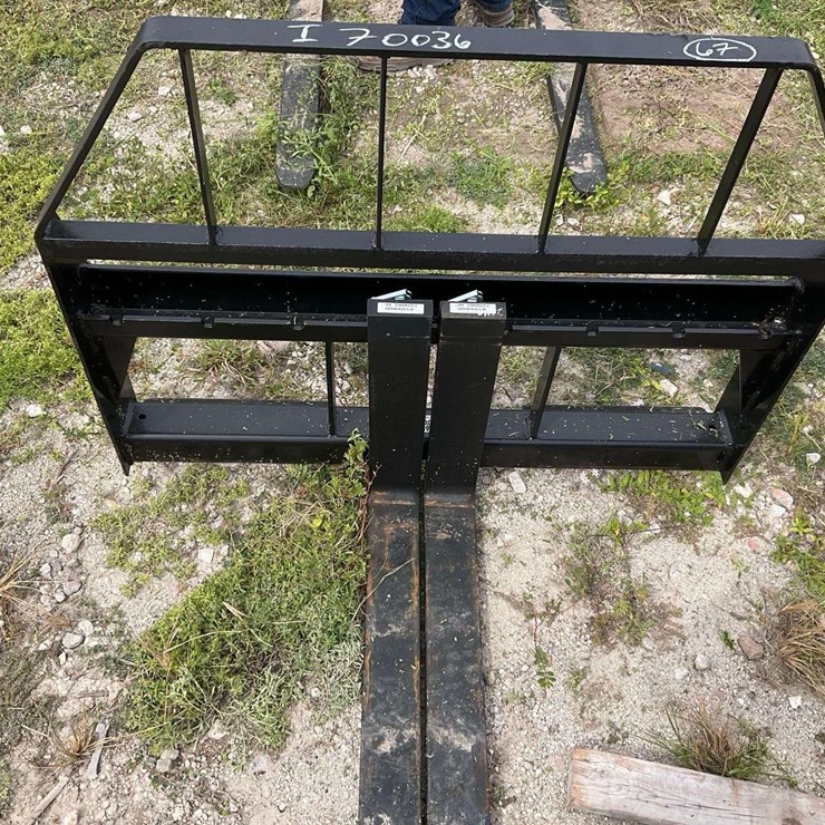 2026 Kivel 48in Forks and Frame Skid Steer Attachment