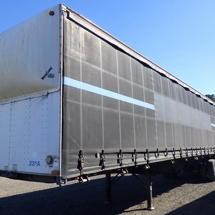 2008 Western Trailer 46' T/A Curtain Side Trailer