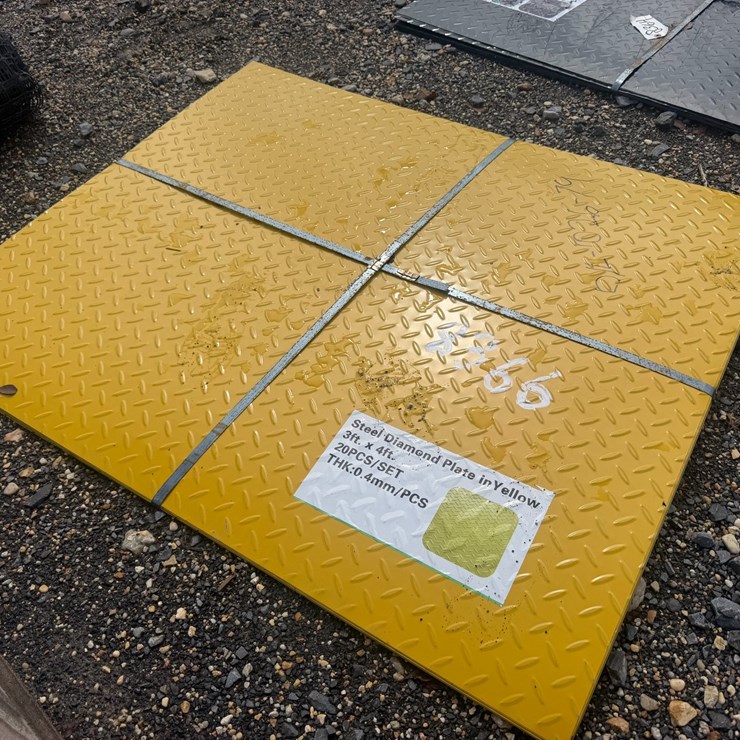 #8366 • Yellow Steel Diamond Plate