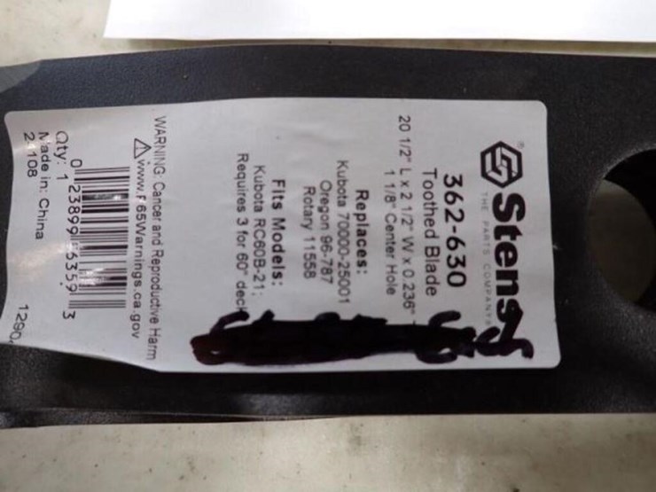 qty-of-3-20.5"-lawn-mower-blades-image-3
