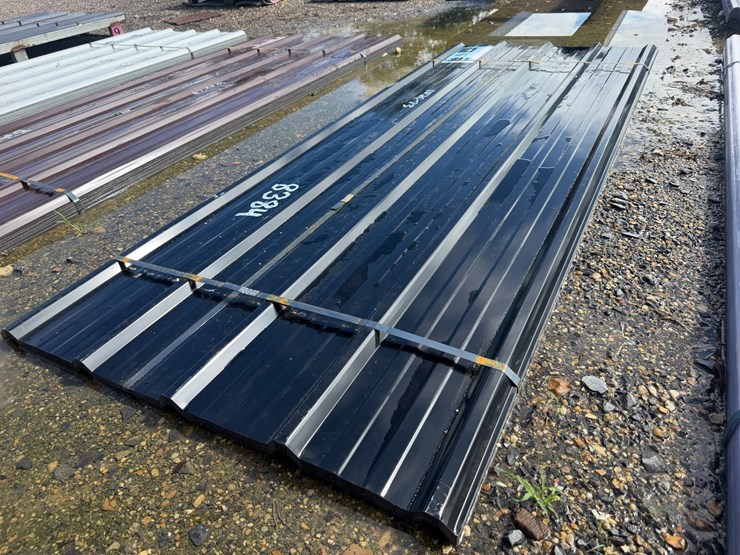 #8384-•-appears-unused-black-metal-roof-panels-image-2