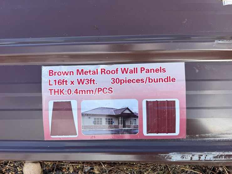 #8375-•-appears-unused-brown-metal-roof-panels-image-3