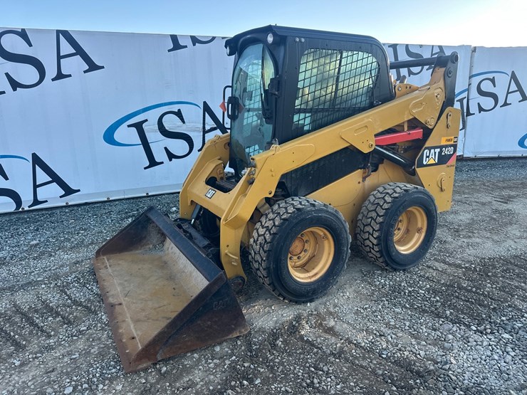 #2879-•-caterpillar-242d-wheeled-skid-steer-image-1