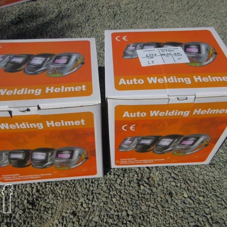 (2) WELDING HELMETS