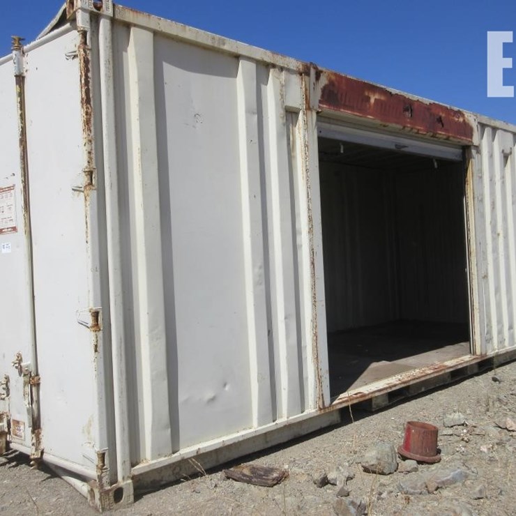 20' STORAGE CONTAINER W/ROLL-UP SIDE DOOR