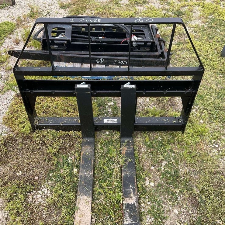 2026 Kivel 48in Forks and Frame Skid Steer Attachment