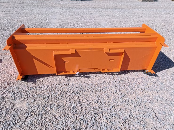 #3087-•-new-sid-steer-quick-attach-8ft-snow-blade-with-pull-back-blade-image-1