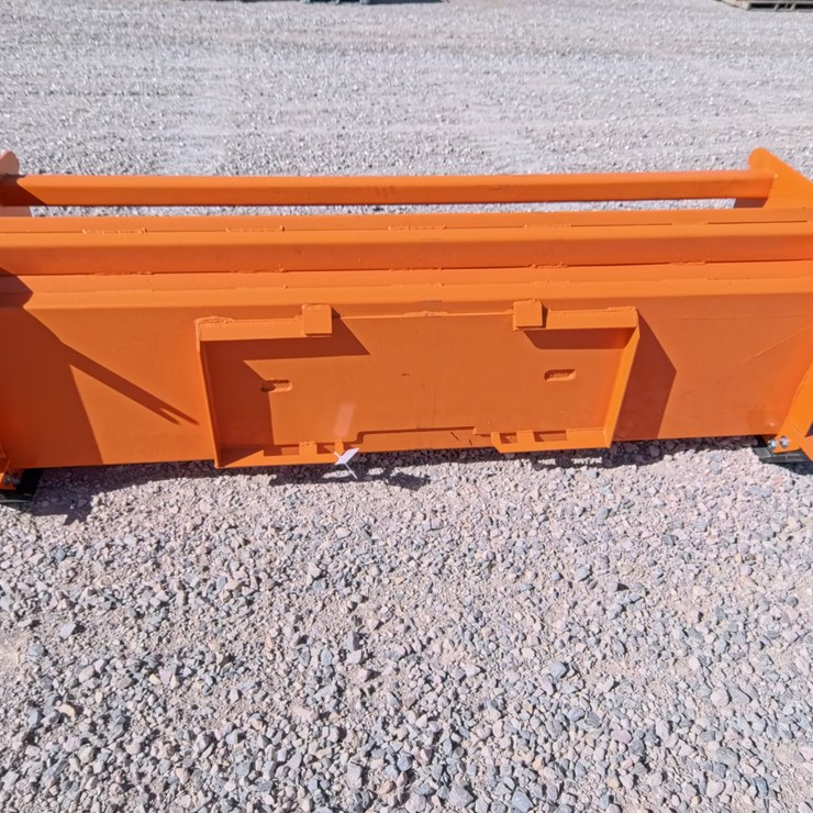 #3087 • NEW Sid Steer Quick Attach 8ft Snow Blade With Pull-Back Blade