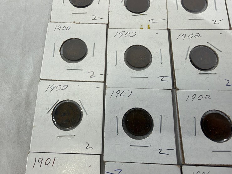 #40144-•-(20)-1901-1908-indian-head-pennies-image-4