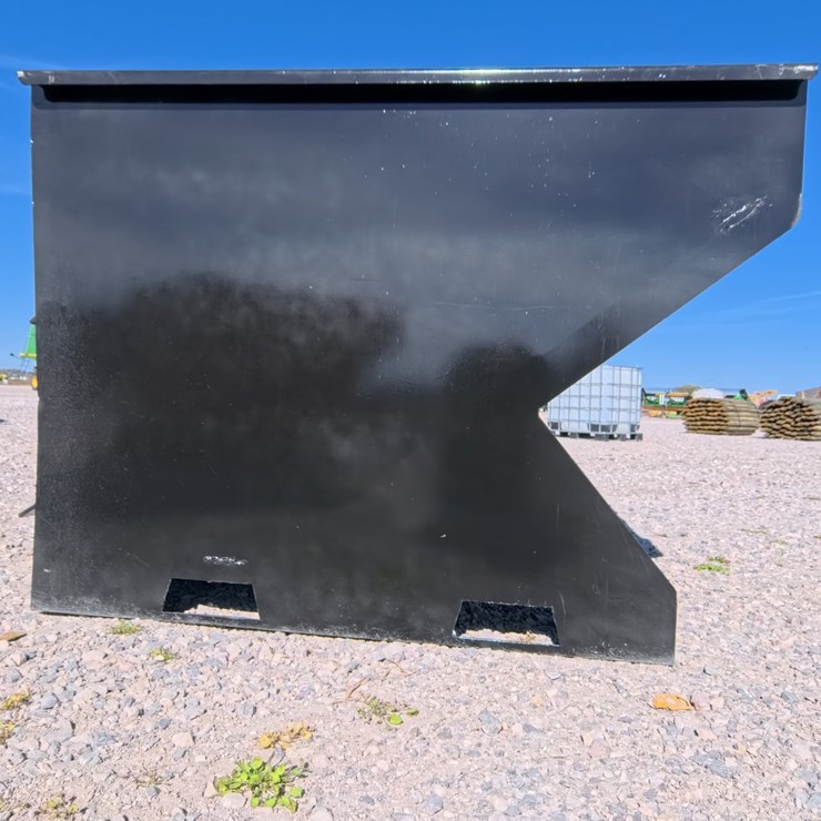 #3032 • NEW 2 Yard Skid Steer Trash Hopper